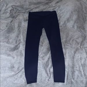 Anywhere High-Waisted Navy Blue Fabletic Leggings
